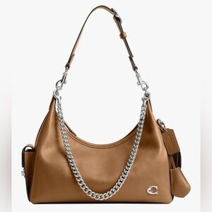COACH CAM20 Pocket Juliet Bag 30 Shoulder Bag Honey Brown